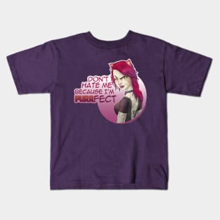 Alt-Fashion Cat Girl (purrfect vs.) Kids T-Shirt